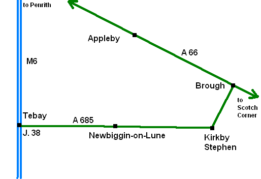 Map of the Newbiggin area